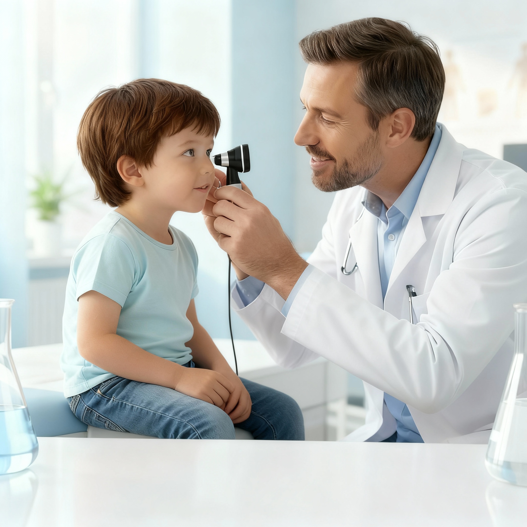 כאבי אוזניים אצל ילדים 